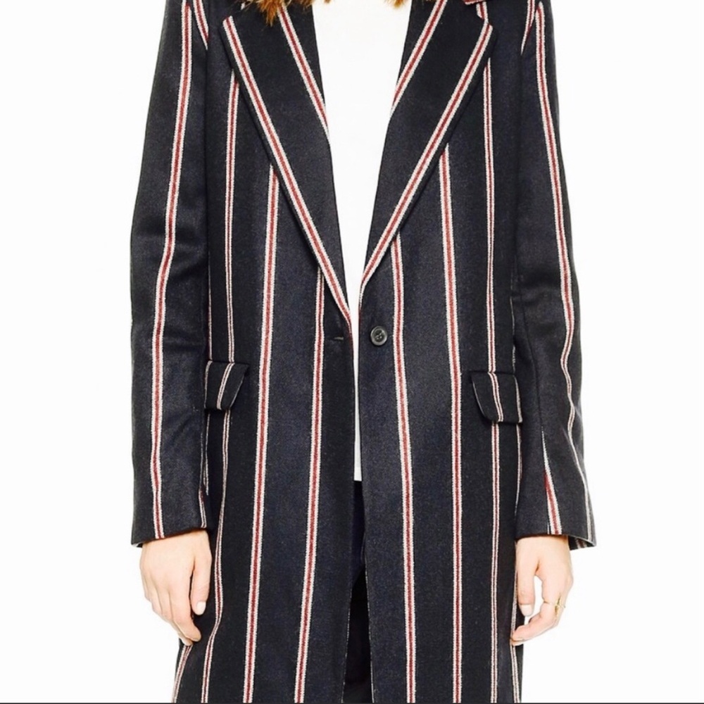 Elizabeth and James iris boyfriend wool coat